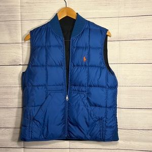 Polo by Ralph Lauren - Reversible Vest-  Black & Blue - L